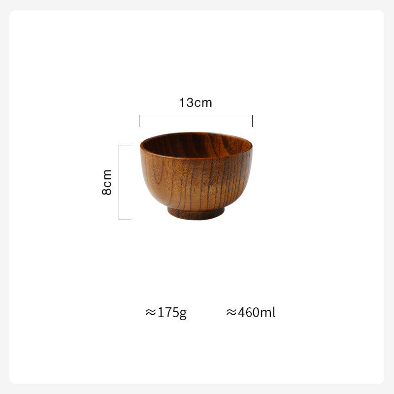 Holzschüsseln im japanischen Stil