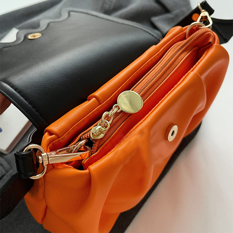 Crossbody-Tasche – Kreatives Kürbis-Design mit Flügeln
